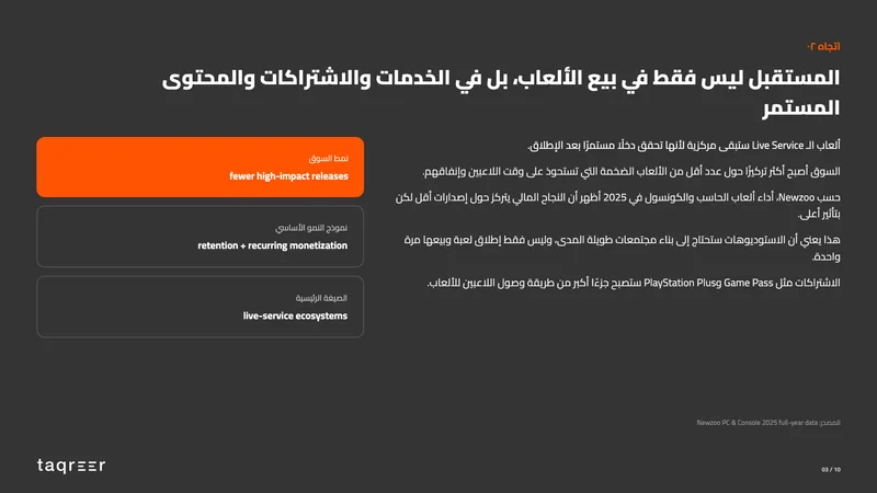 مستقبل صناعة ألعاب الفيديو 3