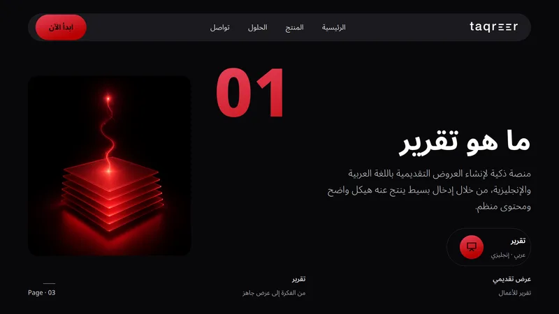 منصة إنشاء العروض التقديمية الذكية 3