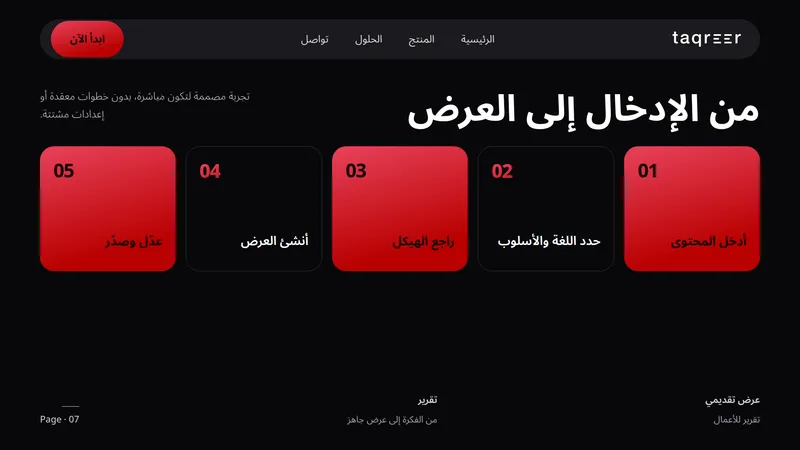 منصة إنشاء العروض التقديمية الذكية 7