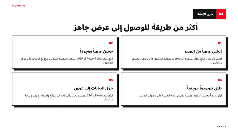 منصة تحويل الأفكار إلى عروض ذكية 4